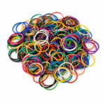 1000PCS Multicolor Rubber Bands – Assorted Colors, Durable & Heat Resistant